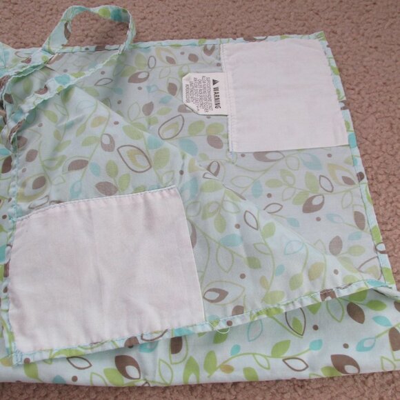 Nursing Cover Size 30.25" x 25.25" Green Brown Leaf Adjustable Neck Strap Infant - Picture 3 of 3